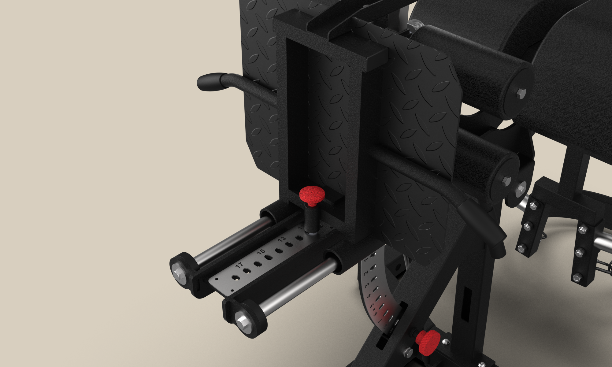 Plataforma ajustable para los pies